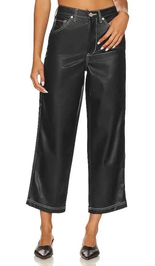 BLANKNYC Faux Leather Carpenter Baxter in Black