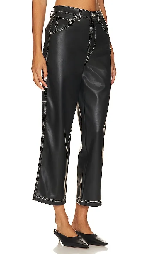 BLANKNYC Faux Leather Carpenter Baxter in Black