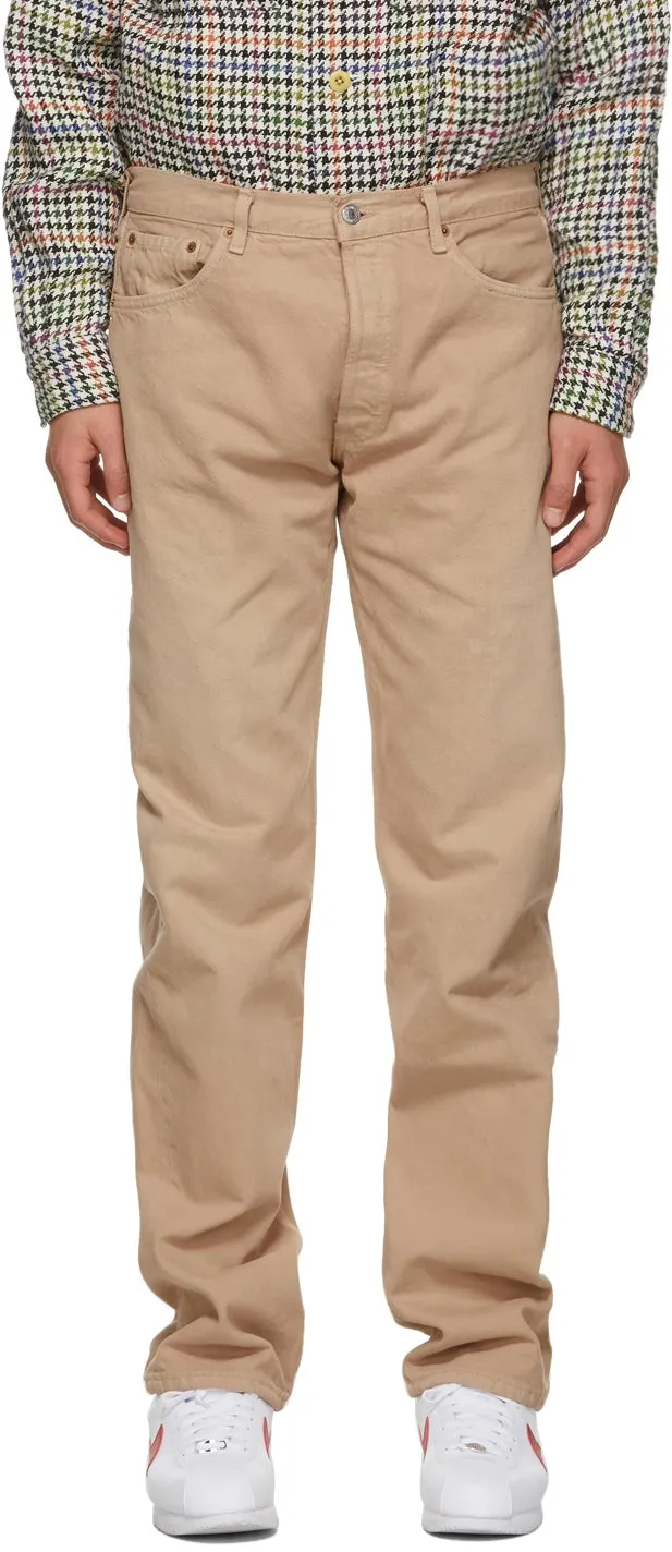 Bless Beige Upcycled Skintone Jeans