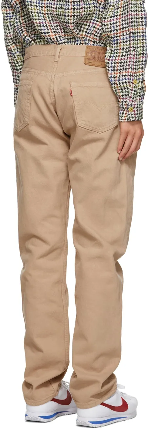 Bless Beige Upcycled Skintone Jeans