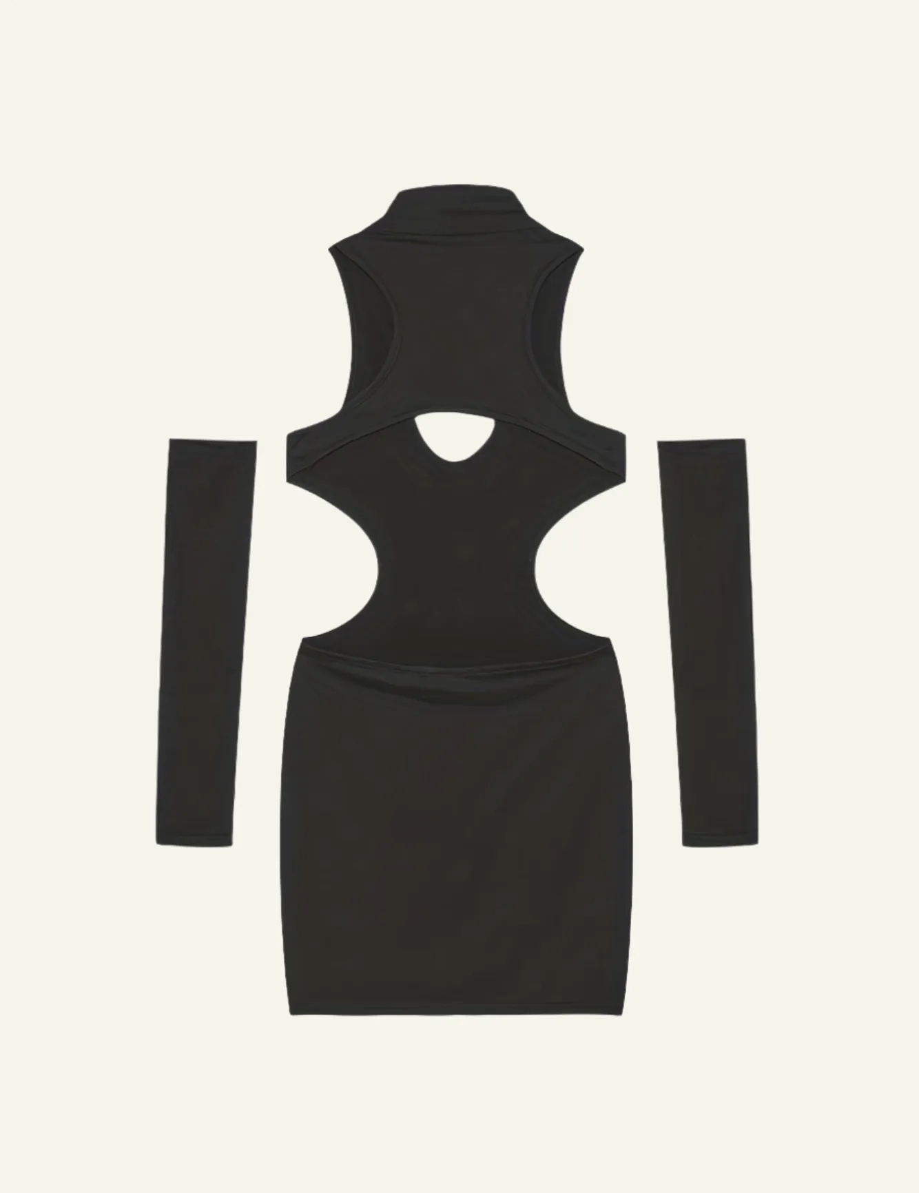 Cut Out Dress With Cut Out Sleeves