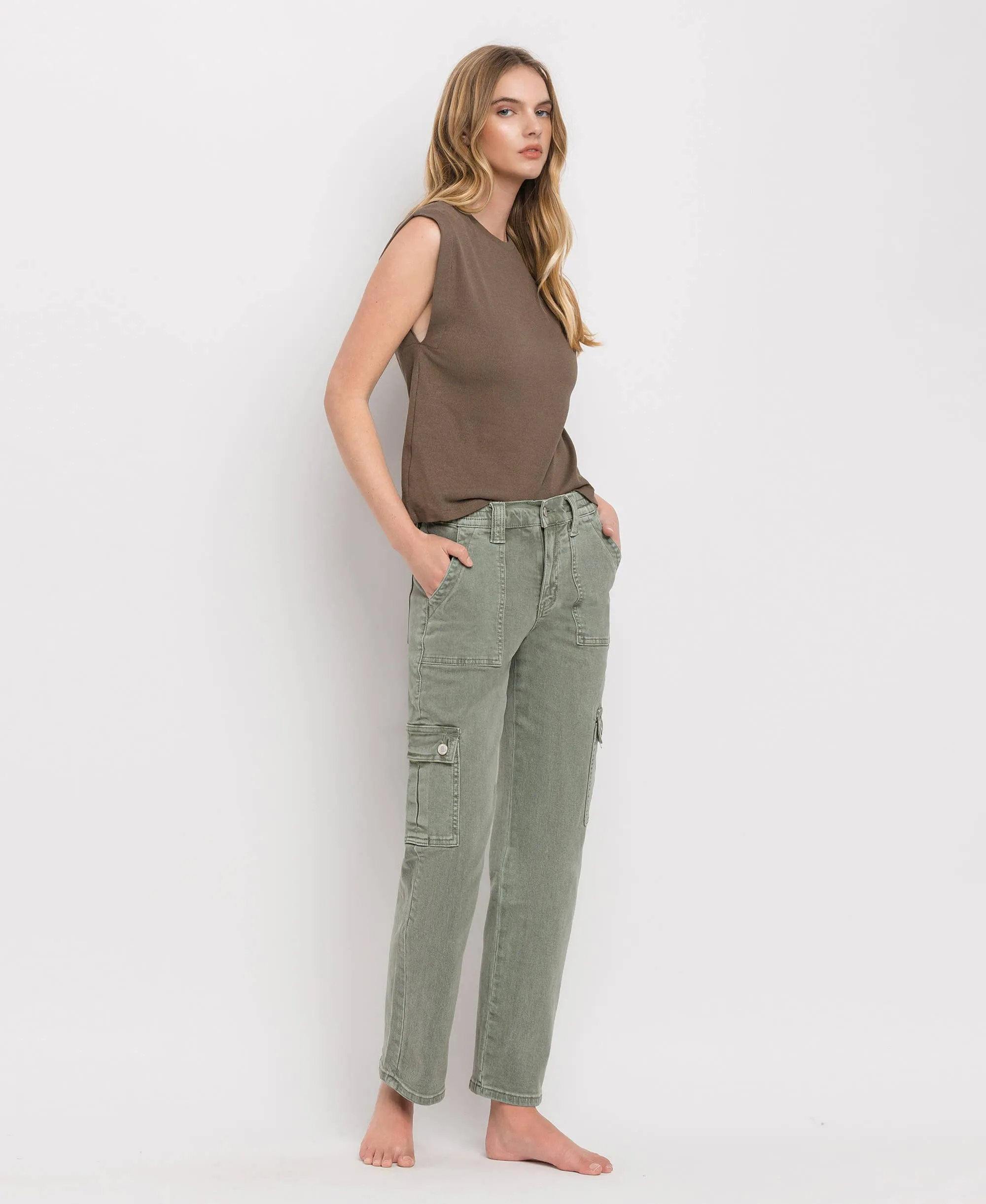 Esther Cargo Straight Leg Jean