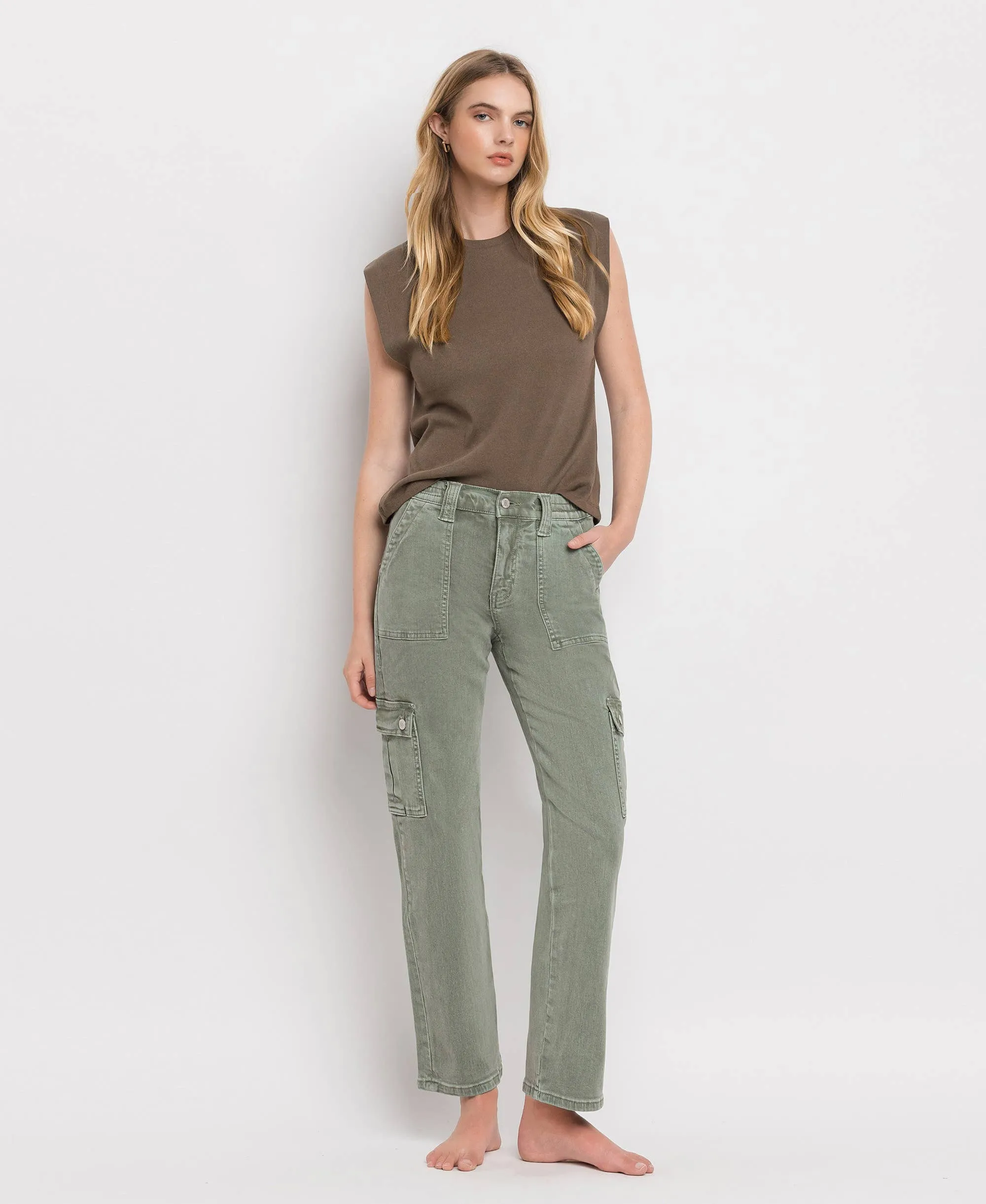Esther Cargo Straight Leg Jean