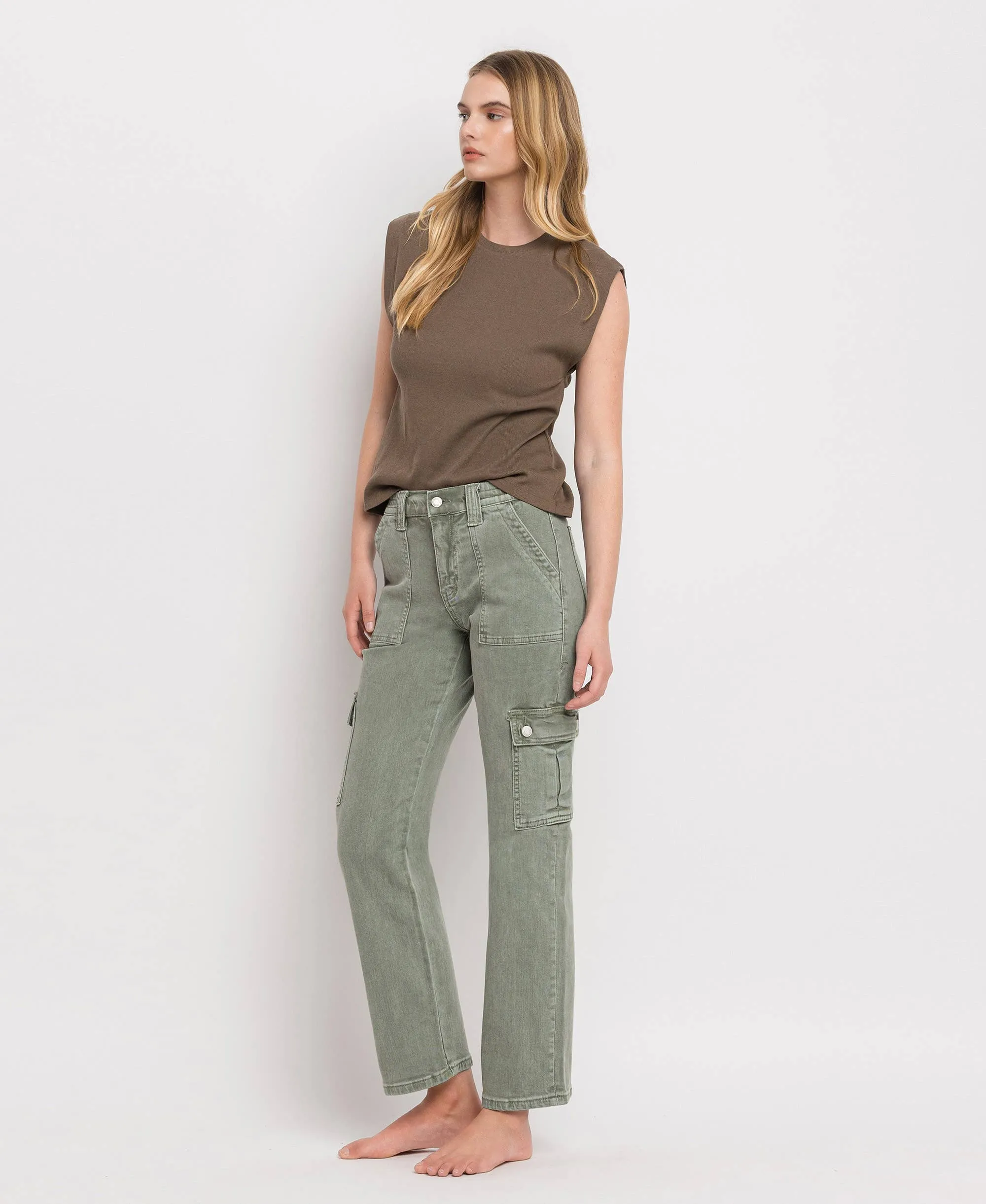 Esther Cargo Straight Leg Jean