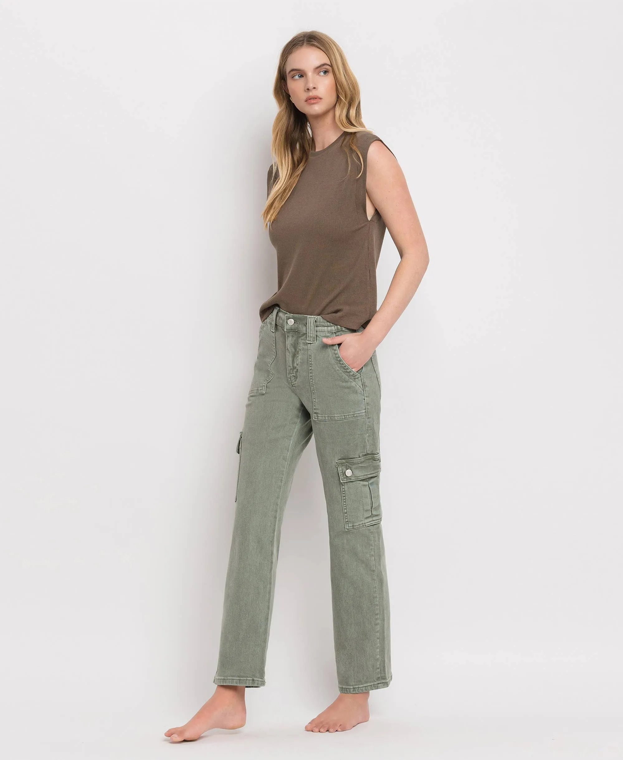 Esther Cargo Straight Leg Jean
