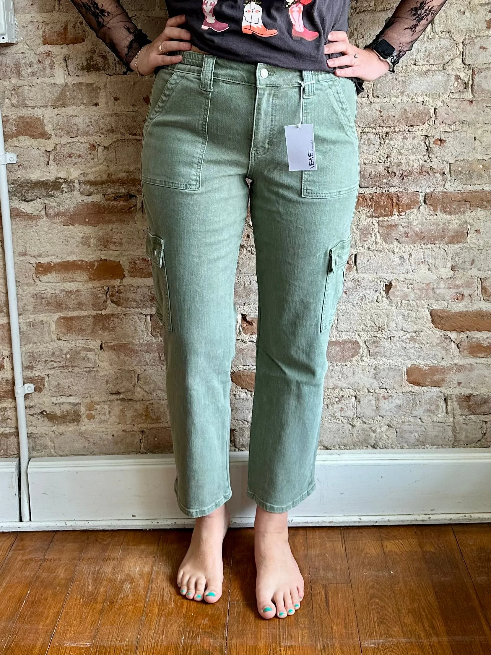 Esther Cargo Straight Leg Jean