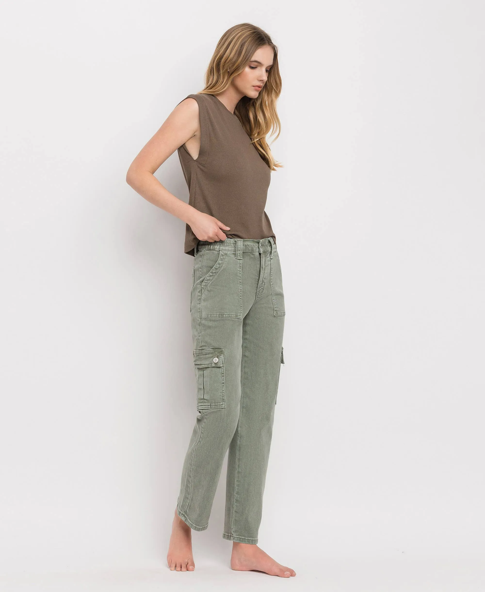 Esther Cargo Straight Leg Jean