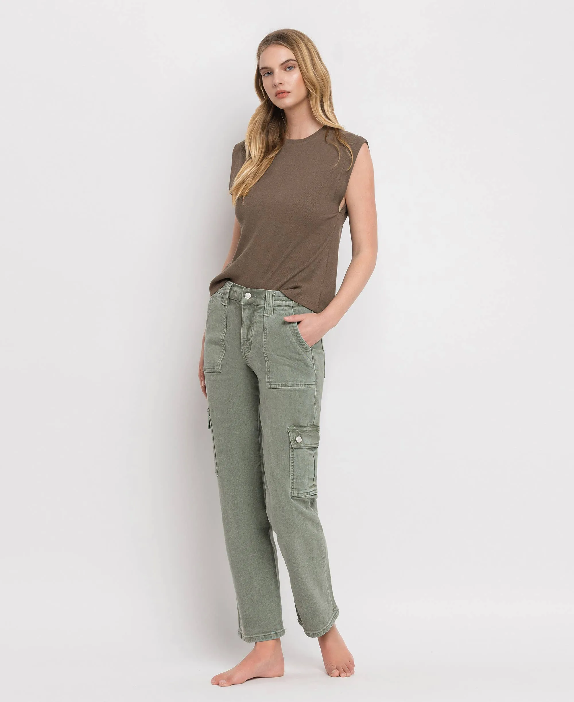 Esther Cargo Straight Leg Jean