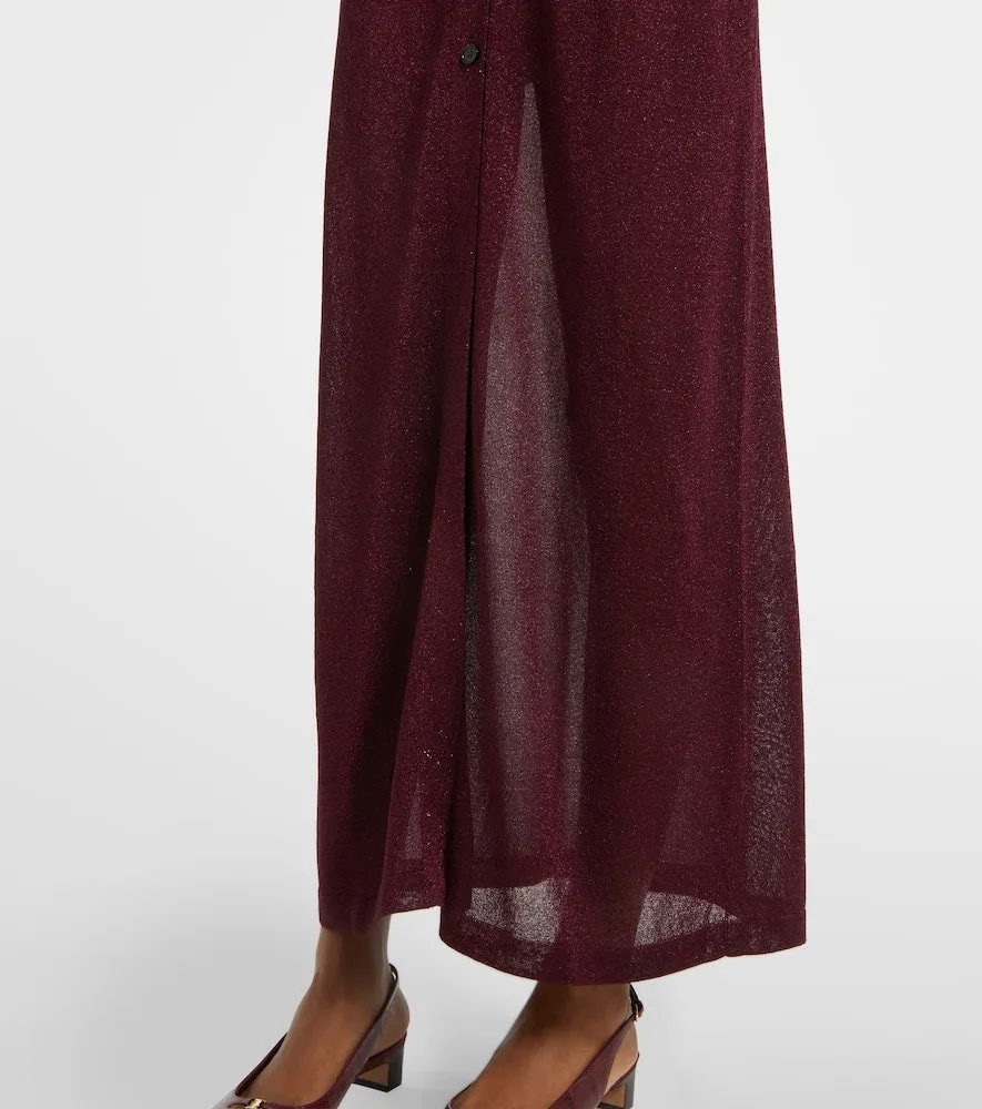 Ferragamo Lamé cardigan