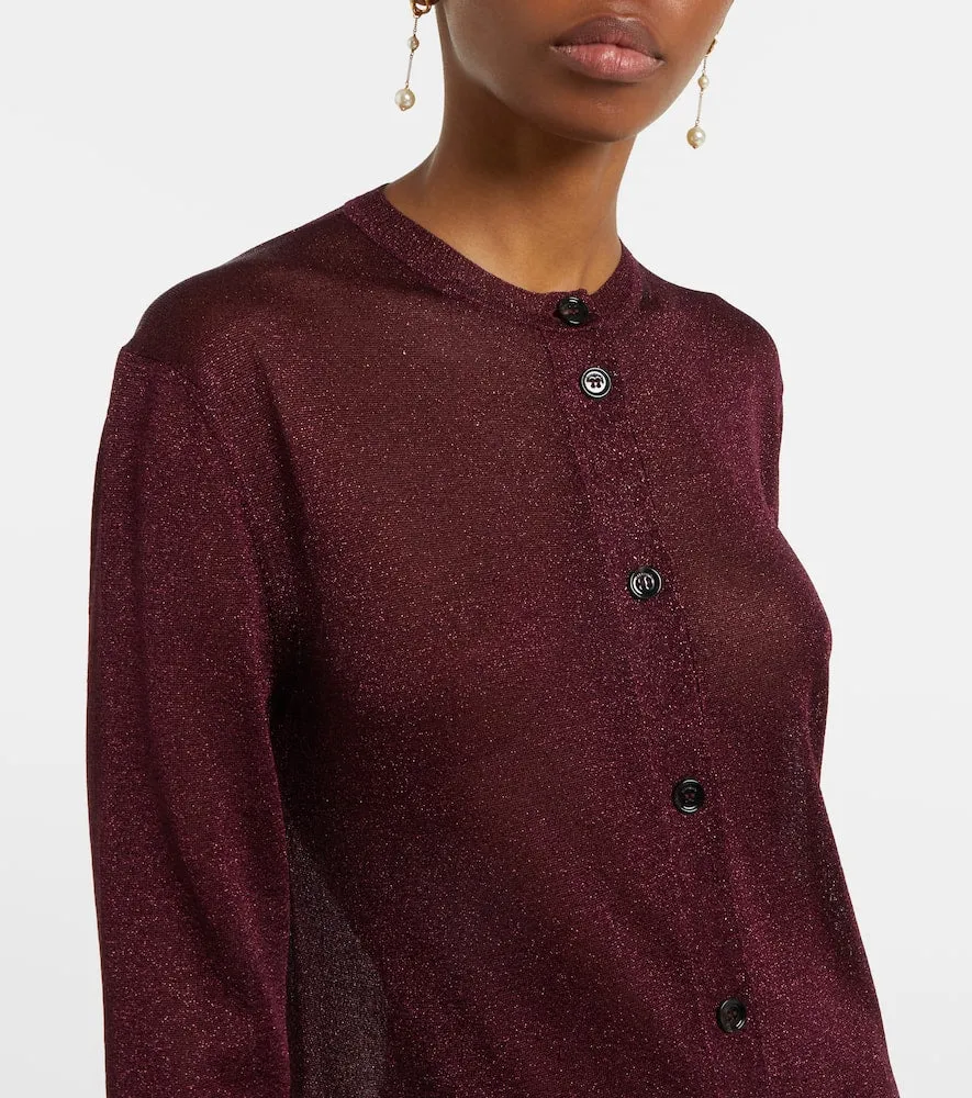 Ferragamo Lamé cardigan