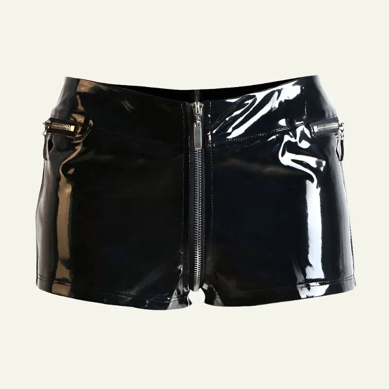 Leather Zipper Pants