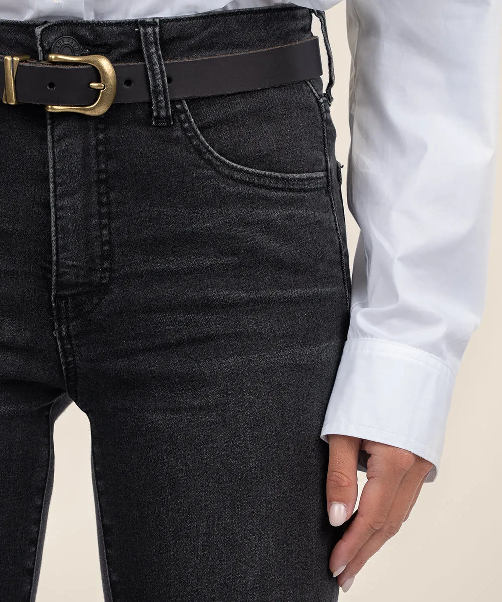 Reese High Rise Ankle Straight Leg