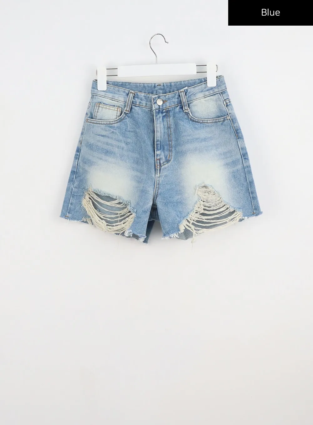 Ripped Hem Shorts CY331