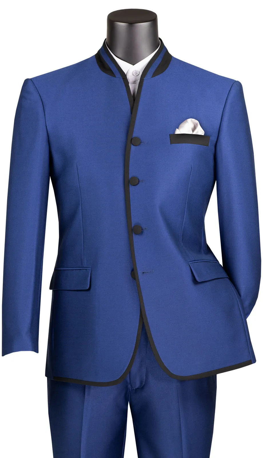 Vinci S4HT-1-BLU Mens Suit