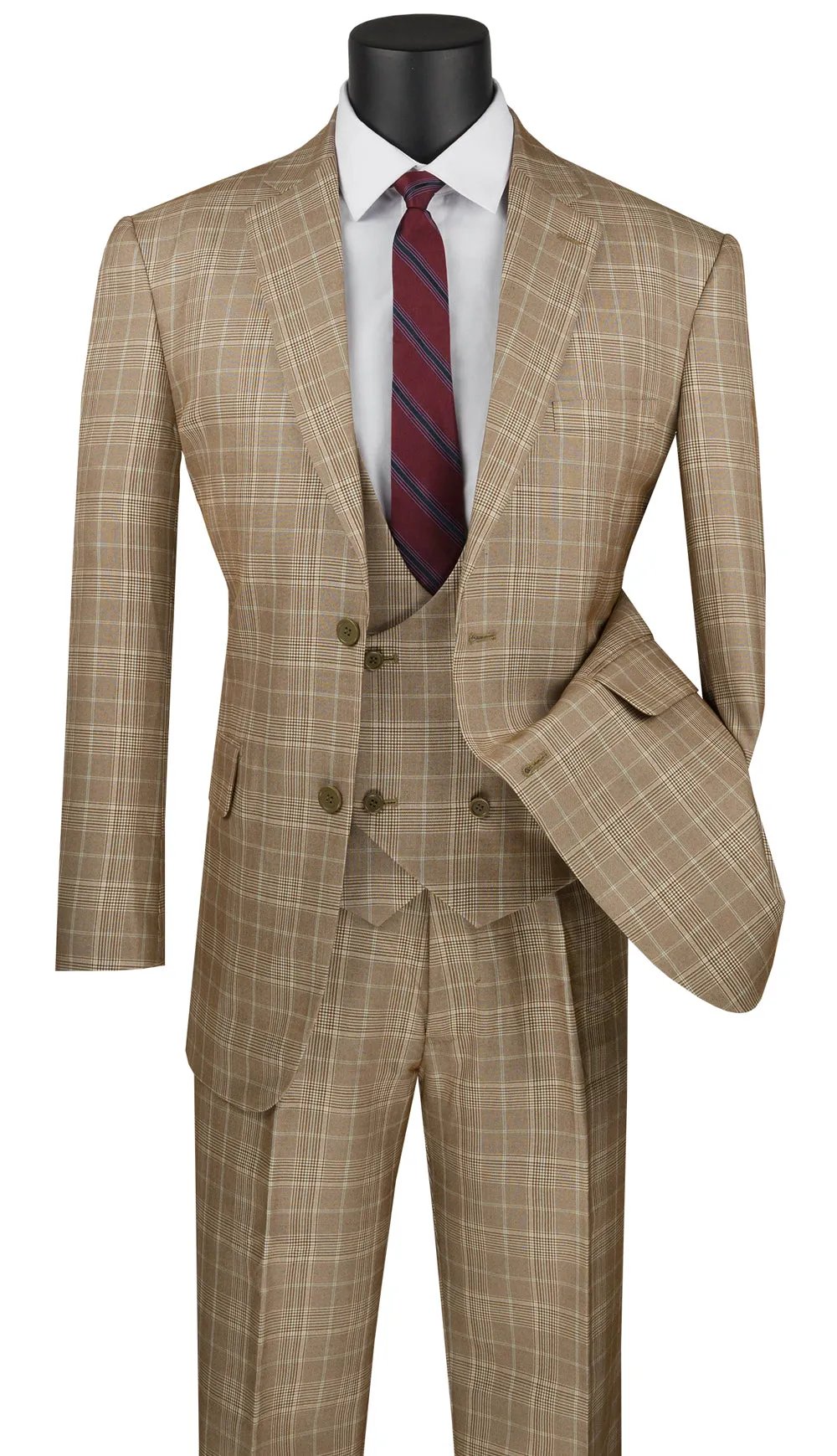 Vinci  V2RW-7-CAM  Mens Suit