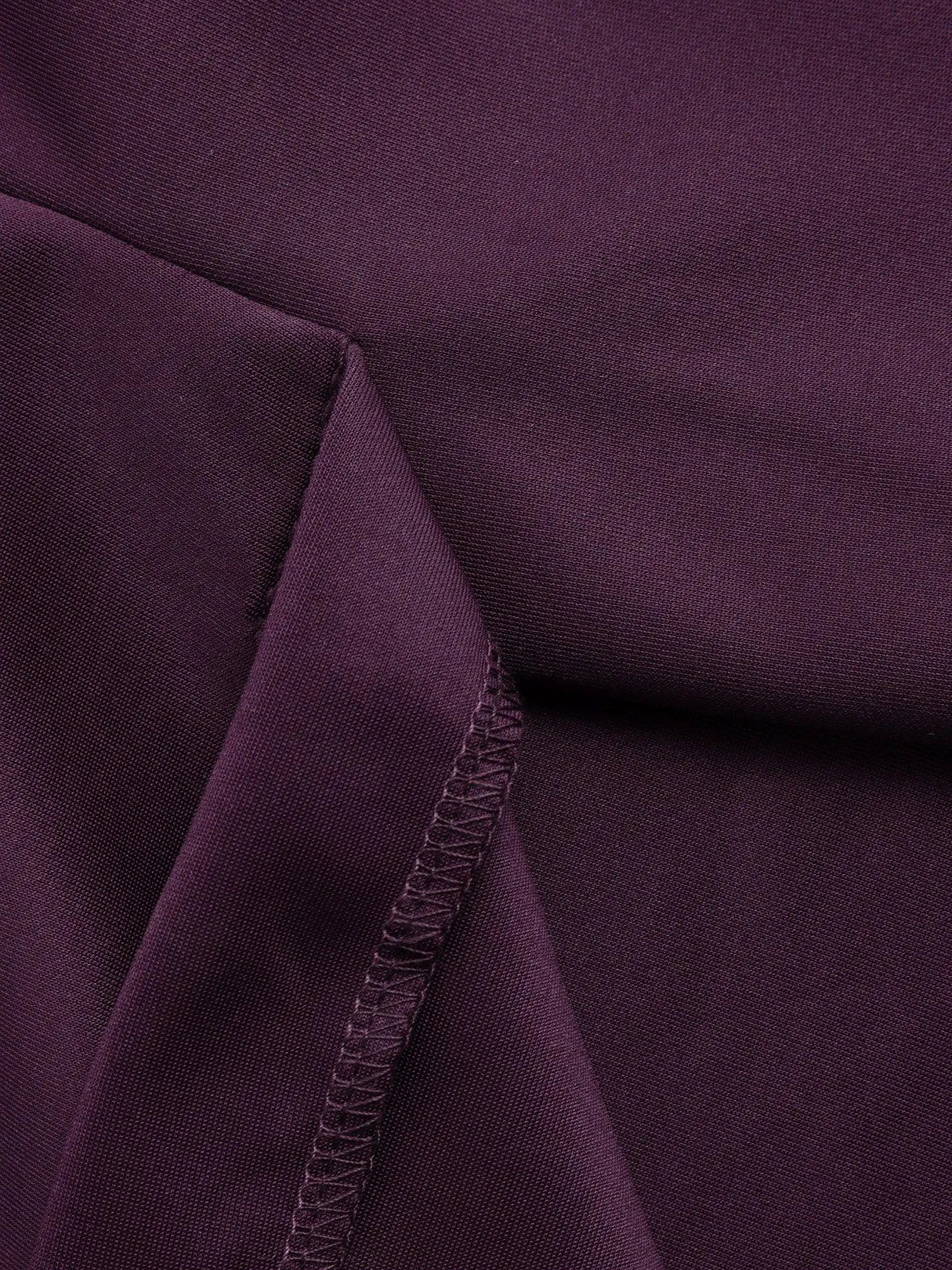 Wholesale Burgundy V-Neck Off The Shoulder Short Sleeve Plain Zip Back Slit Sexy Dresses