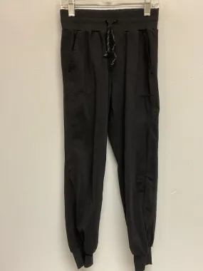 Zella Size 7 Black Polyester Blend Big Girls Sweat Pants