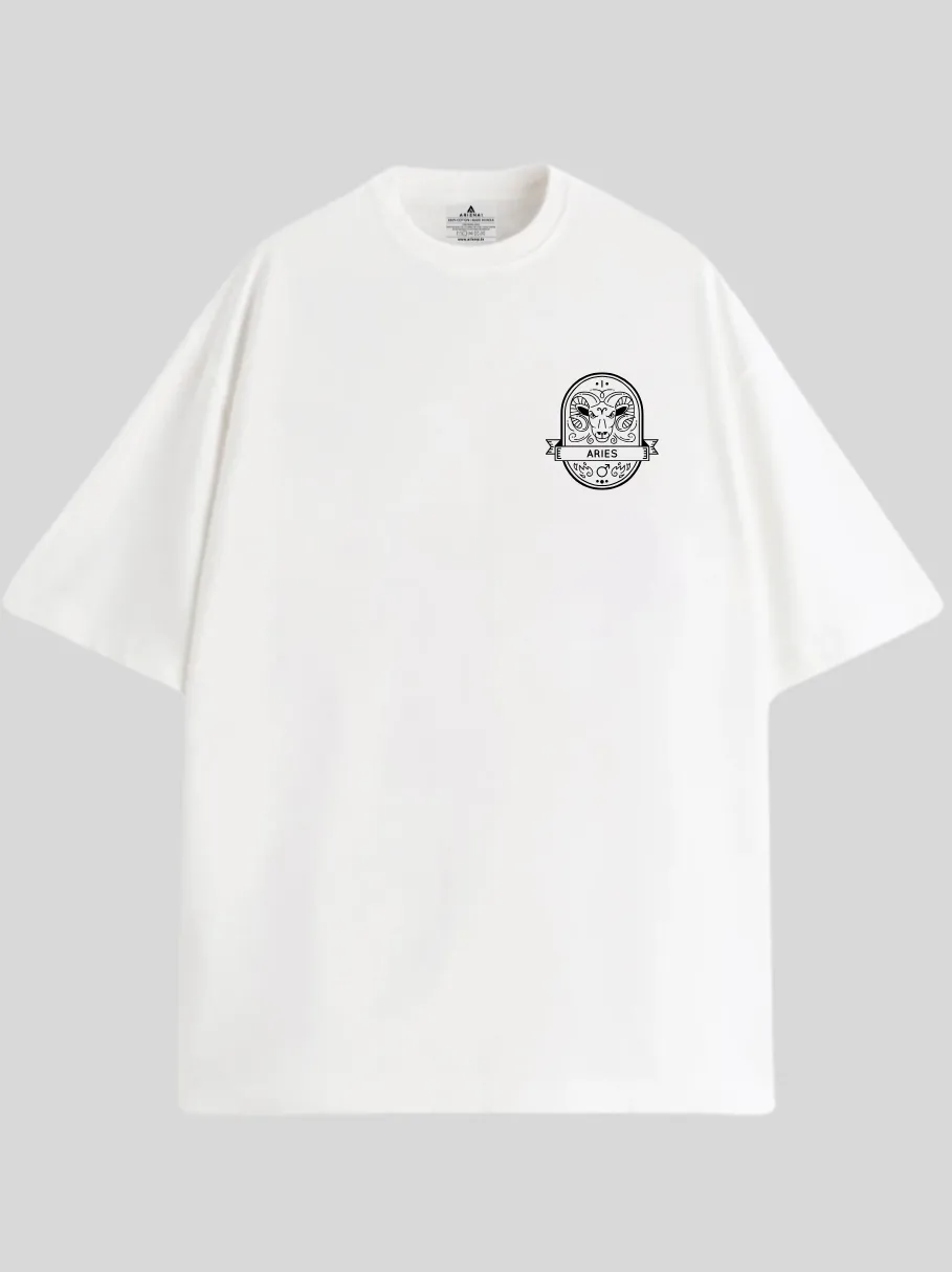 Zodiac Aries / Unisex Oversized T-shirt